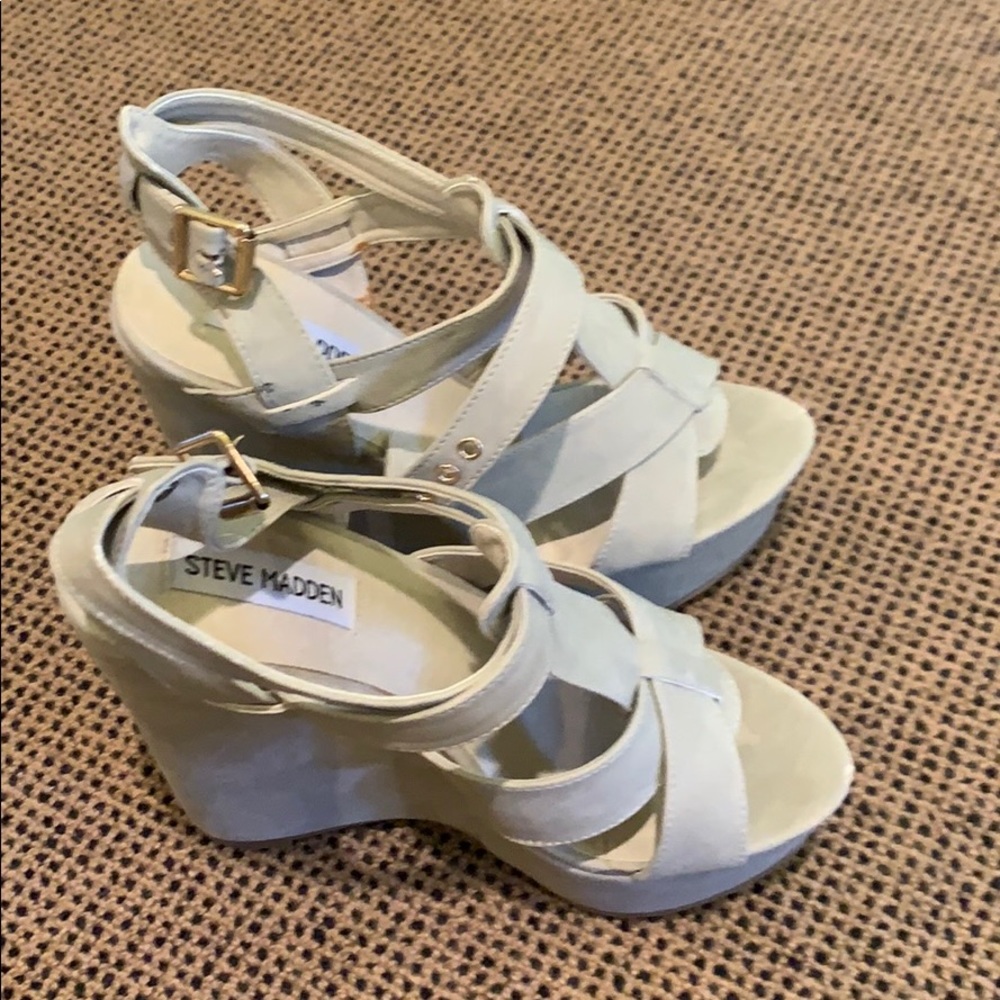 STEVE MADDEN CHUNKY HEELS SIZE 7.5!!!